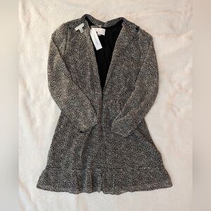 Topshop Women's Midi Dress Black Casual Size 6 NWT